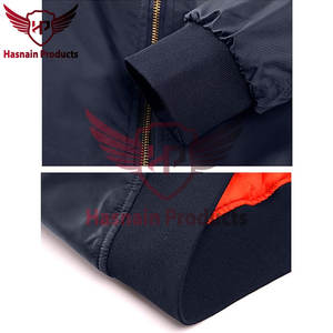 Veste Street-Wear Homme Bleu Clair Premium Polyester Satin Personnalisée Respirante avec Logo Brodé Patché - Product Image 5