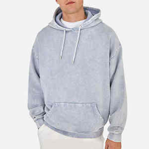 Sweat-shirts d'hiver pour hommes de haute qualité, lourds, style délavé au soleil, 100% coton biologique, coupe ample et longue, imprimé, respirant - Product Image 6