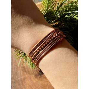 Navajo Handmade Fashion <b>Copper</b> Cuff Bracelet - Product Image 2