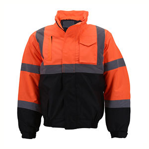 Chaqueta de Seguridad de Trabajo Color Naranja, Impermeable, de Alta Visibilidad, Softshell, la Mejor Chaqueta de Seguridad de Alta Calidad con Logotipo Personalizado OEM - Product Image 1