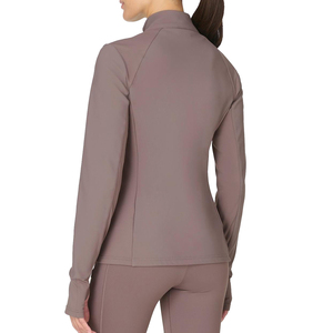 เสื้อฮู้ดสวมหัวผ้าฟลีซผ้าฝ้ายหนาสำหรับผู้หญิงเสื้อฮู้ดไหล่ตกโลโก้ออกแบบได้ตามต้องการ - Product Image 2