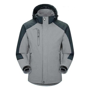 Veste universitaire faite en usine sur mesure de haute qualité pour hommes Version manches de saison d'hiver disponible en cuir coton polaire - Product Image 3