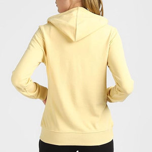 Factory Wholesale <b>Women's</b> <b>Hoodie</b> 100% Cotton 320gsm <b>Black</b> Heavy Knitted Fabric Custom Full <b>Zip</b> Embroidered Logo Winter <b>HOODIE</b> - Product Image 4