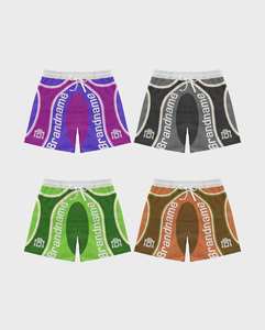 Ropa personalizada Venta al por mayor Precio barato Pantalones cortos de sublimación de poliéster de malla para hombres Pantalones cortos ligeros transpirables personalizados para hombres - Product Image 1