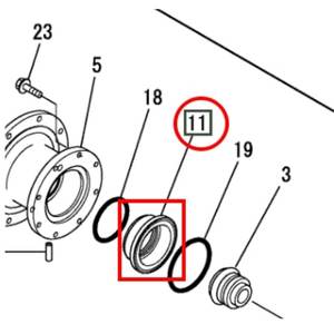 TAIWAN SUNITY joint de boîtier de haute qualité OEM 148018-42361 pour YANMAR 6HA2M - Product Image 1