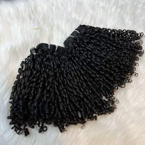 Best Selling <b>Pixie</b> Curly Bundles Raw Vietnamese Human Hair Luxury Quality From Single Donor With 100% Cuticle Aligned - Product Image 4