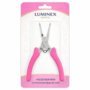 Pince à bec long de haute qualité japonaise pour la fabrication de bijoux, 130 mm, en acier inoxydable, légère, pince à bec long avec ressort pour outil - Product Image 4