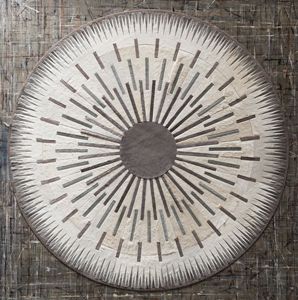 Tapis de forme ronde avec un STYLE UNIQUE et un DESIGN différent en polyester tissé à la main en Jute tapis naturels réversibles - Product Image 2