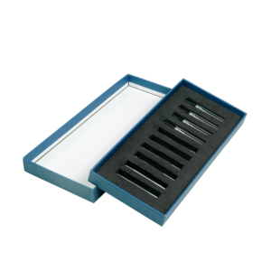 2ml x 10 chai nước hoa hộp nước hoa phát hiện bộ lá vàng dập nóng nước hoa mẫu hộp với chèn cho ngày Valentine - Product Image 5