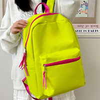 Sac à dos en toile noire avec fermeture éclair, grande capacité 36-56L, imperméable, pour l'école, les voyages, hommes, femmes, décontracté, unisexe, étudiant, usage quotidien