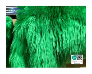 Tela Tejida de Color Verde de 30/35 mm, Peso Medio, para Abrigos, Bolsos y Textiles para el Hogar - Product Image 4