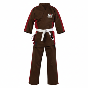 Uniforme de Karate Unisex de Primera Calidad, 100% Algodón, Material Duradero, Mangas Largas, Personalizable, Ligero, con el Mejor Diseño - Product Image 1