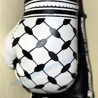 Porte-clés mini-gants de boxe Kufeyeh en cuir PU personnalisé, imperméable, respirant, confortable, pour sports de plein air et entraînement d'arts martiaux