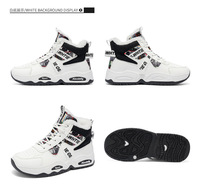 Chaussures de sport pour hommes, nouvelle collection, imprimé graffiti, plateforme, baskets épaisses, streetwear, sport, course à pied, chaussures décontractées pour hommes, vente en gros d'usine