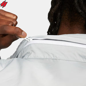 Survêtement personnalisé à couleurs bloquées coupe et couture pour homme coupe-vent veste à fermeture éclair et jogging ensemble Patchwork Survêtement en nylon pour hommes - Product Image 2