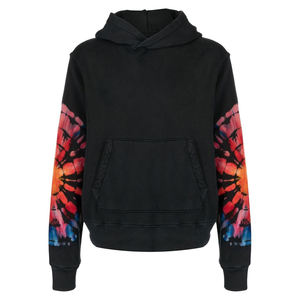 Sudadera con capucha elegante de marca para hombre, sudadera Lisa negra de manga estampada de lana francesa de alta calidad, diseño de cremallera personalizado XS invierno - Product Image 1