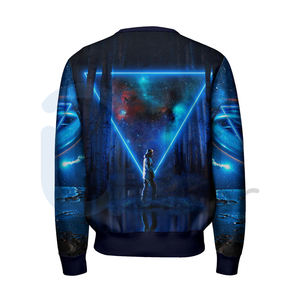 OEM Pull Hommes Femmes Surdimensionné Personnalisé Streetwear Sweat Urbain Coupe Ample Mode Ras Du Cou Sweat À Manches Longues T-shirt - Product Image 4