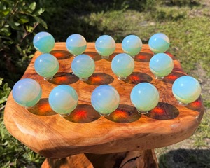 ลูกบอลหินโอปอลขัดเงาระดับพรีเมียมลูกบอลหินบำบัดขนาด40-55มม. สำหรับทำสมาธิด้วยพลังงาน - Product Image 2