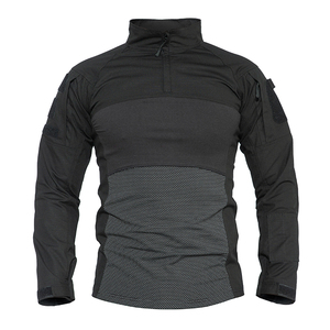 Camiseta de algodón de alta calidad oscura, camiseta informal de camuflaje, camisetas tácticas para hombres - Product Image 3