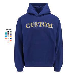Sudadera con capucha personalizada Venta al por mayor Streetwear Sudaderas con capucha de los hombres Imprimir Unisex Plain High Quality Oversized boxy fit HOODIE. - Product Image 4