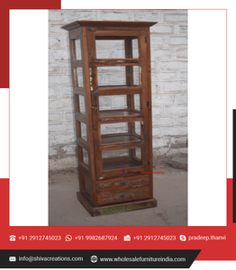 Rustic Modern Antique Vintage <b>Wooden</b> Showcase Reclaimed Furniture for Outdoor Apartment Living Room Bedroom Home Furniture - Product Image 6