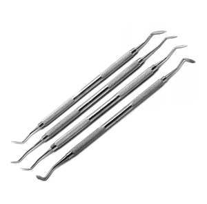 Nettoyage des dents Oral Care Sonde Grattoir Métal Acier Instruments Dentaires Scalaires à Double Extrémité Avec Tranchant BY IMANS ENTERPRISES - Product Image 3