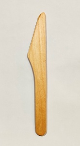 Cuchara de madera desechable de madera de abedul con estilo, utensilios de plástico natural biodegradables ecológicos para uso diario y fiestas, eventos - Product Image 4