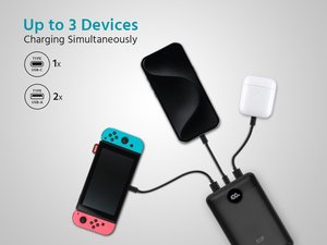 Banco de energía delgado de 20000mAh PD 20W compatible con iPhone, Samsung, Xiaomi - Product Image 3