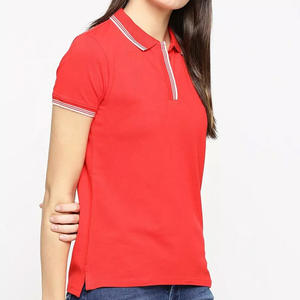 2025 polos con logotipo personalizado para mujer, de secado rápido, ligeros, 100% algodón, cuello levantado con tela de rizo, venta al por mayor - Product Image 2