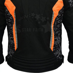 Customized Plus Size Winter Motorcycle <b>Racing</b> <b>Jacket</b> with Stand Collar Front Logo Breathable Genuine Leather Made in Pakistan - Product Image 6