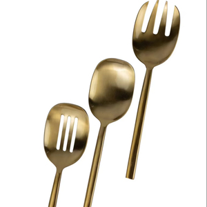 Meilleure vente, ensemble de service en métal doré au prix de gros pour restaurant, hôtel, maison, mariage, utilisation avec logo personnalisé - Product Image 5