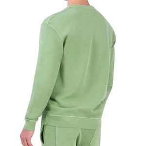 ชุดวอร์มผ้าคอตตอนสีเขียวของผู้ชายชุดวอร์มแฟชั่นสำหรับใส่วิ่ง - Product Image 5