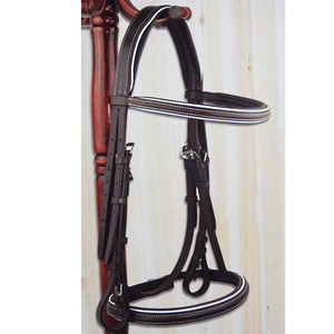 Brida de caballo de cuero con acabado mate de estilo occidental ergonómico suministros ecuestres multifuncionales - Product Image 4
