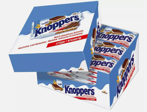 Oblea de avellana para leche 8x25G 200g Crema dulce con sabor a queso Crujiente Rolling Biscuit Bolsa empaquetada Cartón - Product Image 4