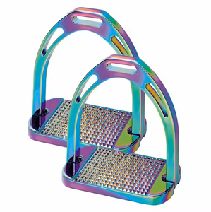 Matériel solide Fournitures d'équitation vétérinaire Paire d'étriers de cheval Équipement de protection de cheville antidérapant Équipement de sécurité équestre - Product Image 6