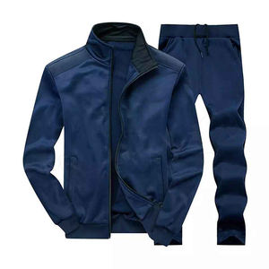 Conjunto deportivo de dos piezas para hombre Fitness Running Jogging Gym-Chándal impermeable de invierno de talla grande - Product Image 4