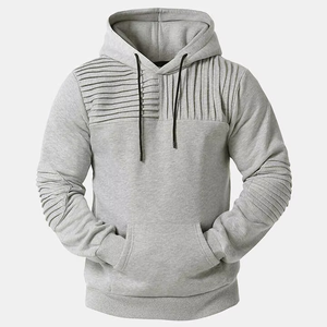 Sweat à capuche personnalisable pour homme, 100 % coton, coupe classique, vêtements de sport, texte imprimé personnalisé, motif uni, décontracté, hiver - Product Image 1