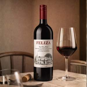 Feliza - Vino Tinto Seco Tempranillo Garnacha 11% ABV Vino Tinto Joven Español 750ml - Product Image 3