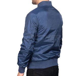 <b>Men's</b> Collarless Casual Bomber <b>Jacket</b> 2025 Windproof Eco-Friendly Hot Selling - Product Image 4