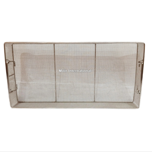 ตะกร้าลวดตาข่ายสำหรับผ่าตัดขนาดใหญ่ถาดฆ่าเชื้อทำจากสเตนเลสสตีลพรีเมียมสำหรับใช้ทางการแพทย์ทันตกรรมและห้องปฏิบัติการ - Product Image 5