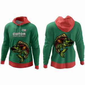 Camisas de Pesca con Capucha para Hombre, Manga Larga, Transpirables y Cómodas, con Estampado de Logotipo de Silicona Termotransferible, Estilo Vintage 2026 - Product Image 1