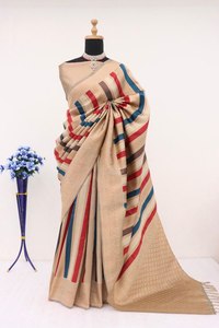 Nueva llegada fresca Kanchipuram Kuber Party Wear Sarees con blusa Recepción Saree 2024 Última colección - Product Image 3