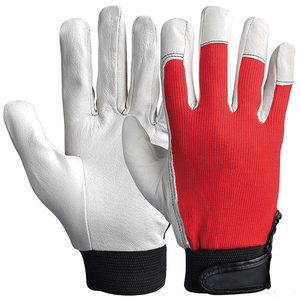 ถุงมือคนขับแบบนิ่มถุงมือทำงานสำหรับงานก่อสร้างถุงมือประกอบหนังวัวเพื่อความปลอดภัยโลโก้ได้ตามต้องการ - Product Image 6