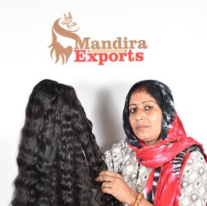 Paquete de cabello humano alineado con cutícula virgen cruda Color negro natural Rizado Extensiones de cabello humano indio sin procesar - Product Image 5