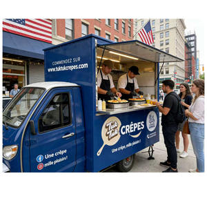 Camion de nourriture de Tricycle électrique de nouveau Design <span class=keywords><strong>pour</strong></span> la vente de chariot de crème glacée - Product Image 2