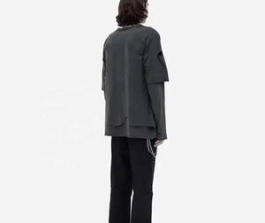 เสื้อสองชั้นสำหรับผู้ชายเสื้อแขนยาวสั่งทำโลโก้ของคุณเอง - Product Image 6