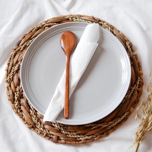 TienPhong Boho Handmade Natural Water Hyacinth Seagrass Resistant Dining Table Charger for Rustic Wedding Table - Product Image 5