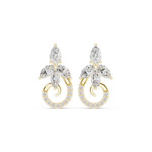 Diseño DE CORONA DE LUJO 925 Plata Hip Hop Joyería de moda Iced Out Moissanite Pendientes de diamantes Listo para enviar - Product Image 3