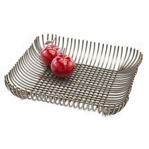 Panier à fruits élégant en métal noir avec finition noire, parfait pour les maisons modernes, les bureaux, les cafés et les présentations de tables à manger - Product Image 5