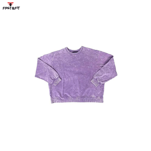 Sweat-shirt à capuche unisexe tendance, nouveau design personnalisé, logo personnalisé, 100% coton, thermique d'hiver, broderie, épaules tombantes - Product Image 6